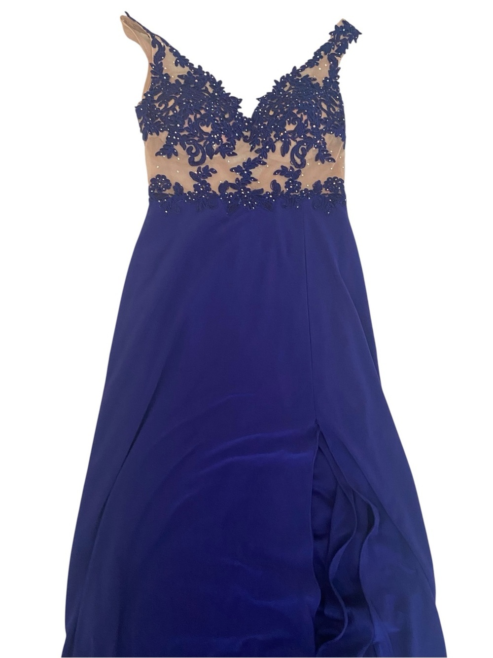 BLONDIE NITES PROM/HOMECOMING BRIGHT BLUE EVENING GOWN SIZE 3